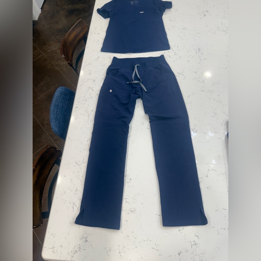 3 sets of Figs Navy Blue Scrubs